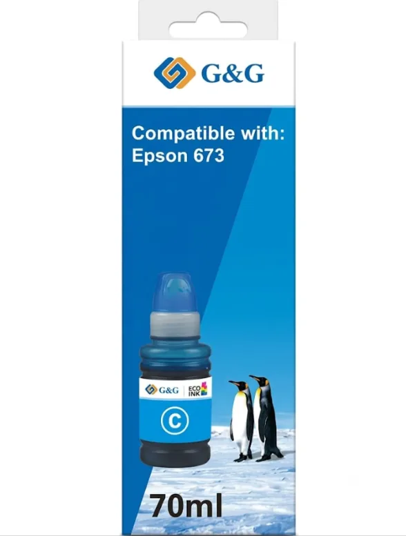 Tinta Alternativa Logic Cyan BT70 ml G&G T6732C EPS Standard