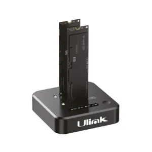 Docking Station para tarjetas SSD NVME con funcion de clonado / UL-DCKCL2