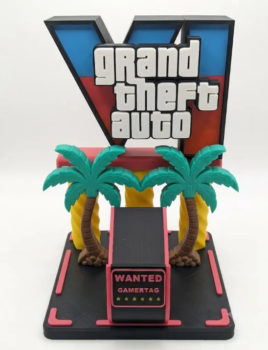 Soporte 3D GTA VI Grand Theft Auto VI (Mediano)