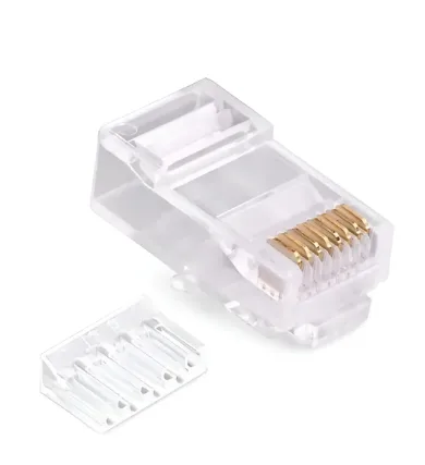 Conector RJ45 Cat6 (Pack 10 Unidades, 2 Piezas) – Fácil Armado