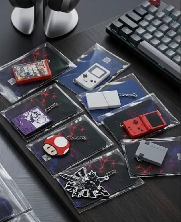 Llaveros Geek 3D