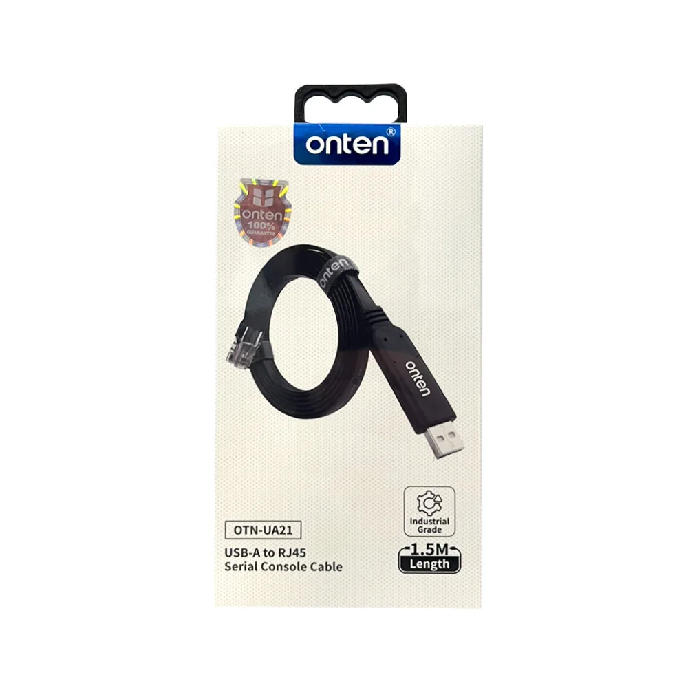 Cable de Consola Onten USB-A a RJ45 1,5 m – OTN-UA21