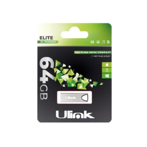 Pendrive 64 GB Plateado Modelo Elite UL-PDR64ET