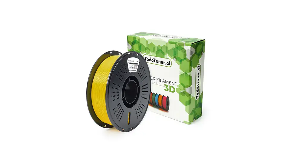 Filamento PLA Oro o Dorado (Amarillo) TODOTONER – Impresión 3D