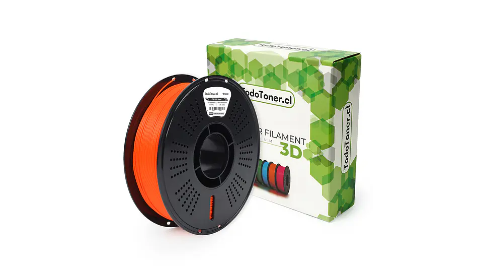 Filamento Hyper PLA+ Alta Velocidad Naranjo TODOTONER – Impresión 3D
