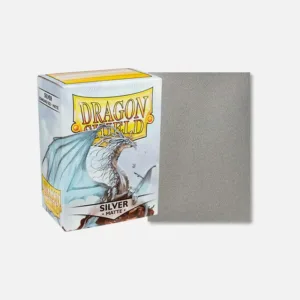 Dragon Shield Sleeves Standard Size Silver Matte (100 unidades)