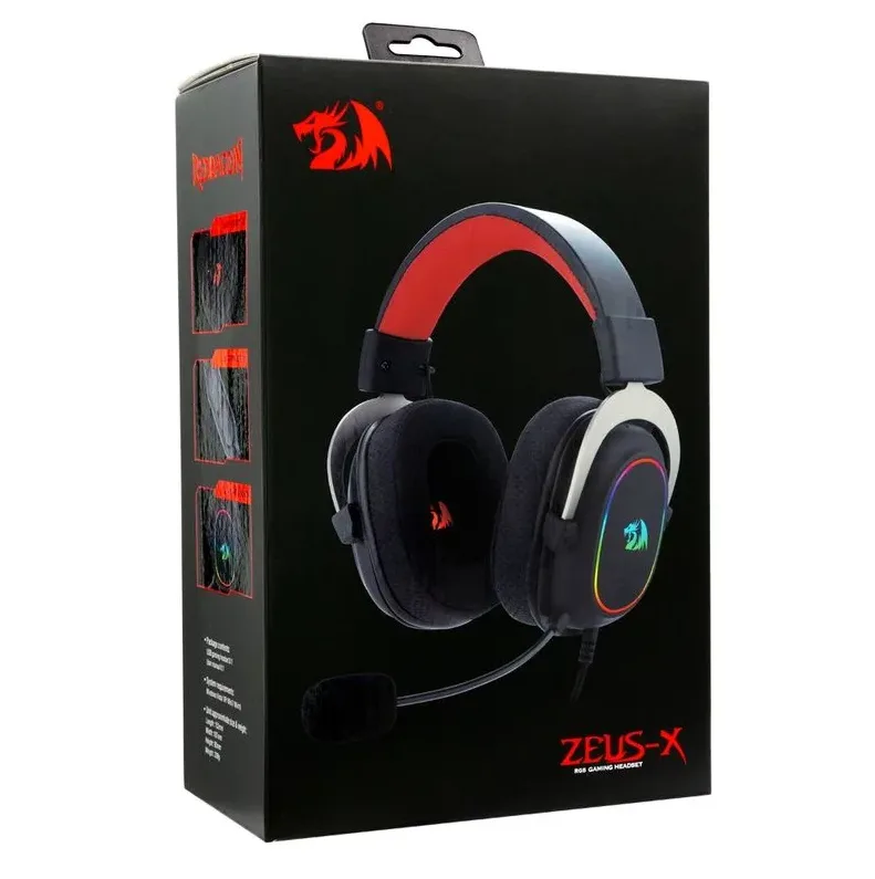 Audifonos Gamer Redragon Zeus X Black H510-RGB