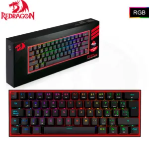Teclado Gamer Redragon Fizz Pro Black red switch Español Wireless K616-RGB B SP