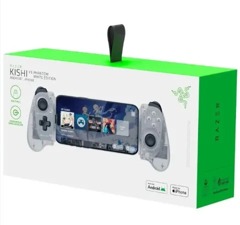 Gamepad Razer Kishi V3 USB C Phantom White