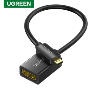 Cable Adaptador Micro-HDMI H 22cm Negro Ugreen 20134