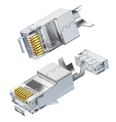 Conector RJ45 Blindado 10UN (BAG) CAT7 10GBPS Ugreen NW193