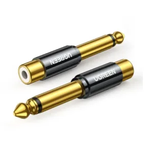 Adaptador Gold Mono RCA H/M PLUG 6.3mm Ugreen AV169