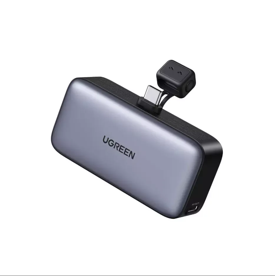 Mini Bateria Ultra-Portatil 5.000MAH USB-C 20W + 1USB-C Hembra/Pantalla