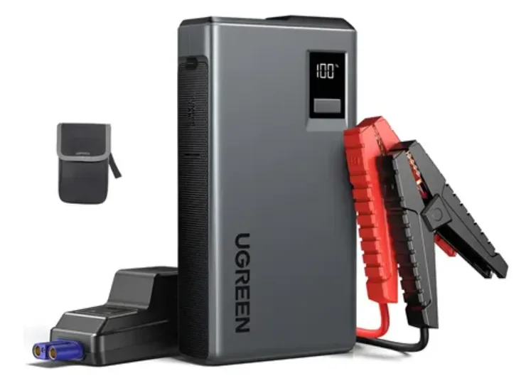 2 en 1 Partidor de Vehiculo 1000A + Inflador Inalambrico Recargable Ugreen ES703