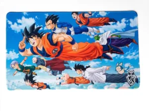 Playmat - Mousepad 35X60Cm Guerreros Z Dragon Ball Volando