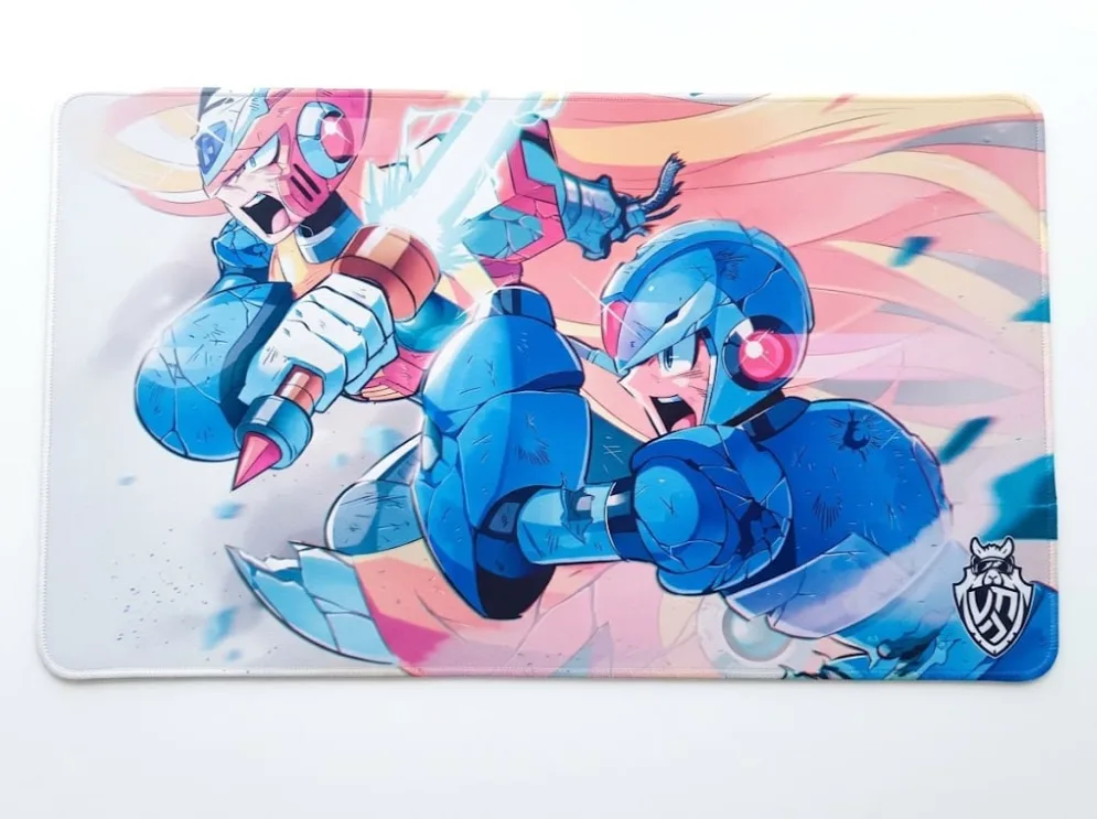 Playmat - Mousepad 35X60Cm Megaman y Zero