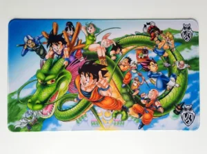 Playmat - Mousepad 35X60Cm Guerreros Z y Shenlong Dragon Ball