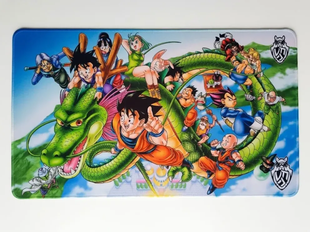 Playmat - Mousepad 35X60Cm Guerreros Z y Shenlong Dragon Ball