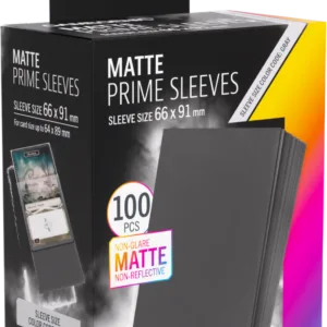 Gamegenic – Matte Prime Sleeves Black 66 × 91 mm