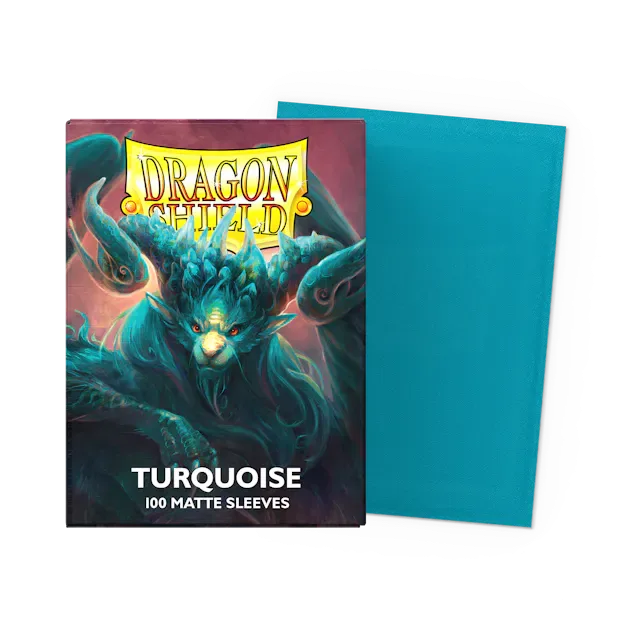 Dragon Shield Sleeves Standard Size Turquoise Matte (100 unidades)