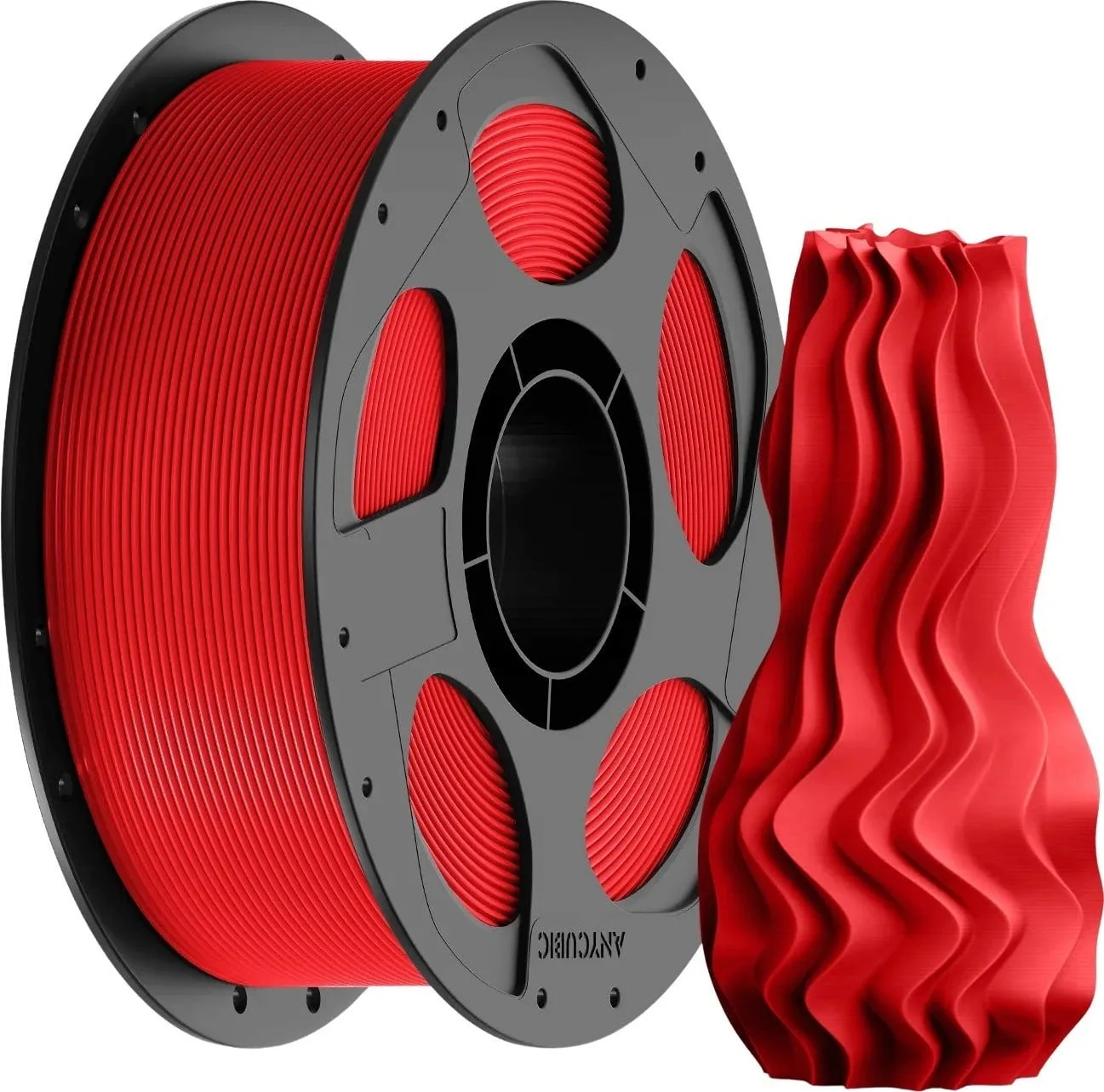 Filamento PLA Rojo 1Kg Anycubic para Impresión 3D