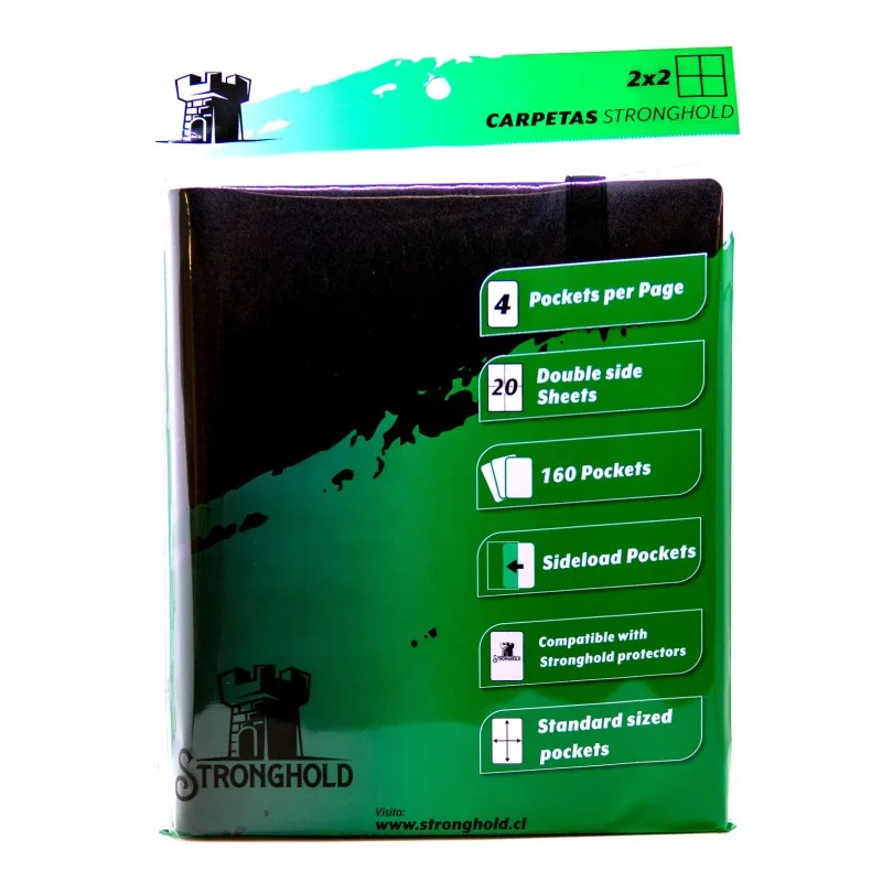 Carpeta Stronghold 4 Pocket Verde